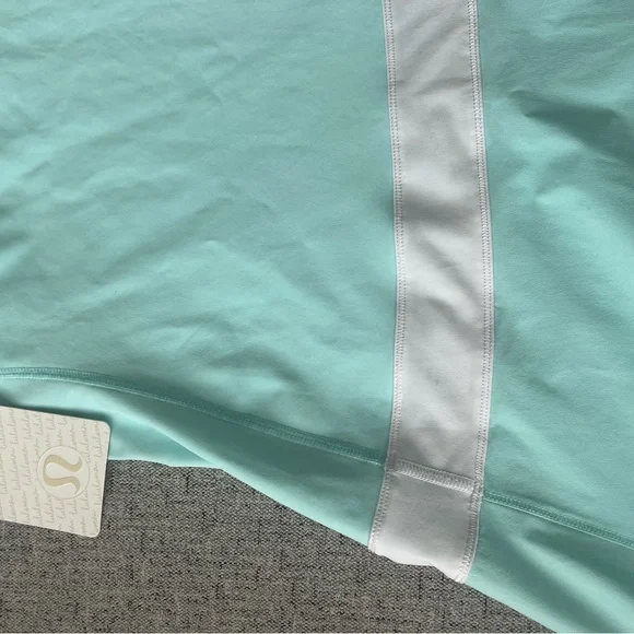 Vintage Lululemon Hot Hitter Dress Aquamarine / White 2013 Size 6 Y2K 2000s - Picture 12 of 13